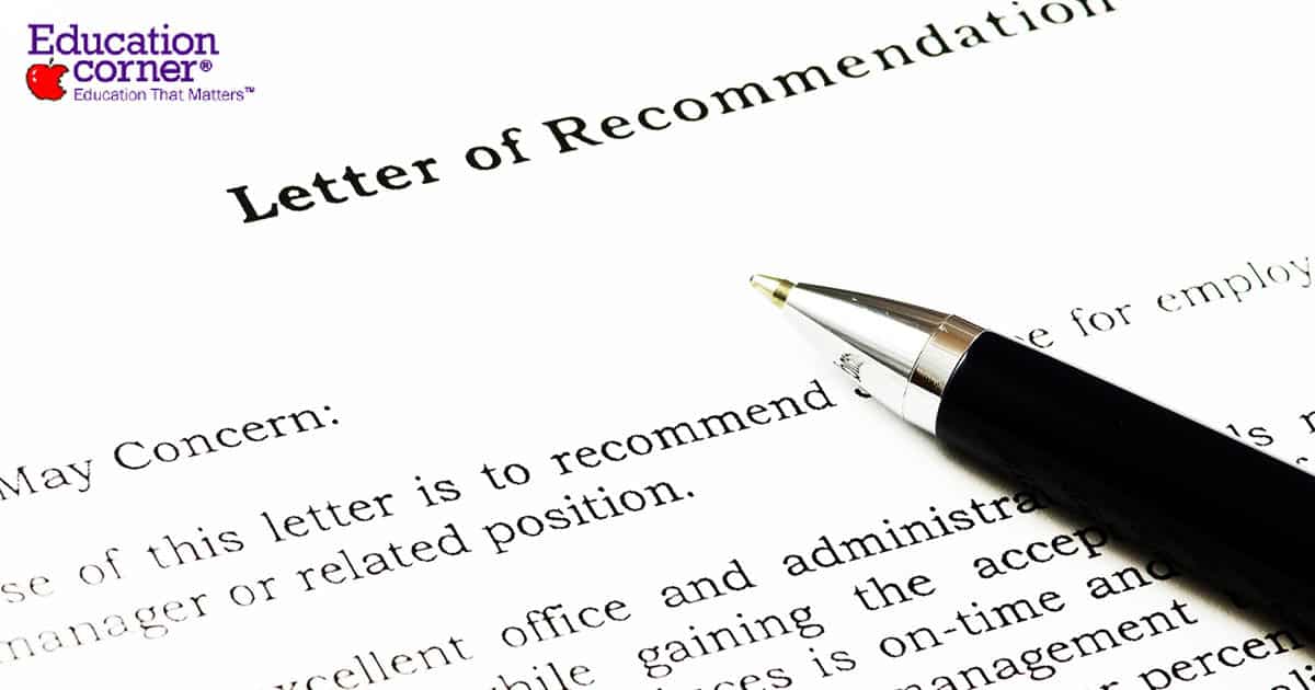 Write A Letter Of Recommendation For College from www.educationcorner.com