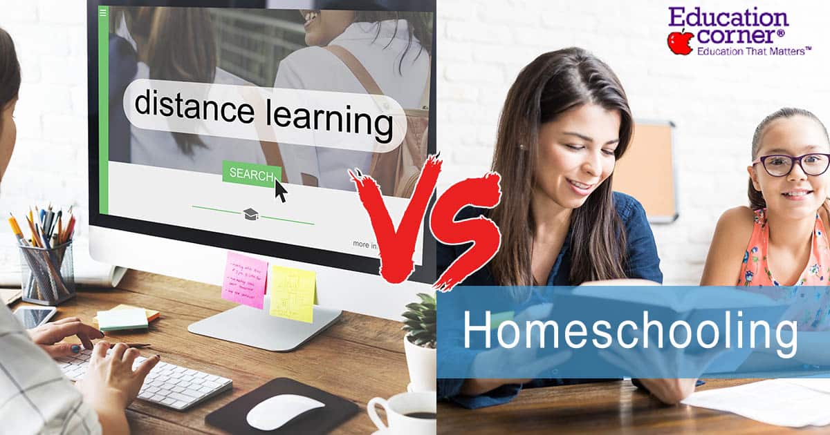 homeschooling or distance e-learning