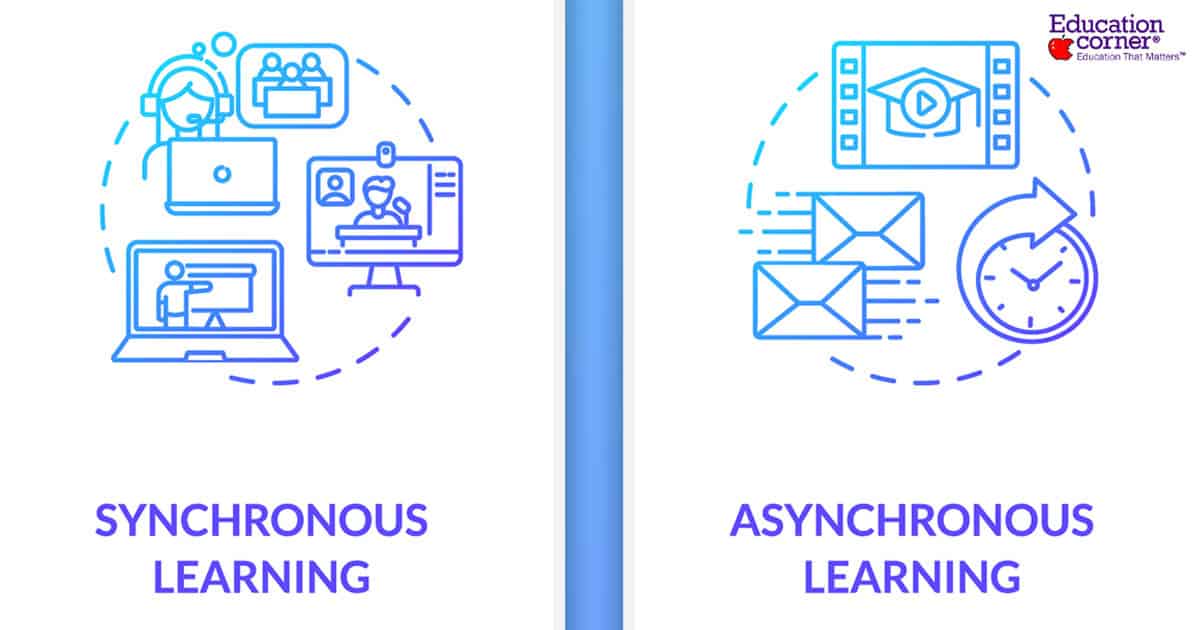 What does asynchronous online learning provides