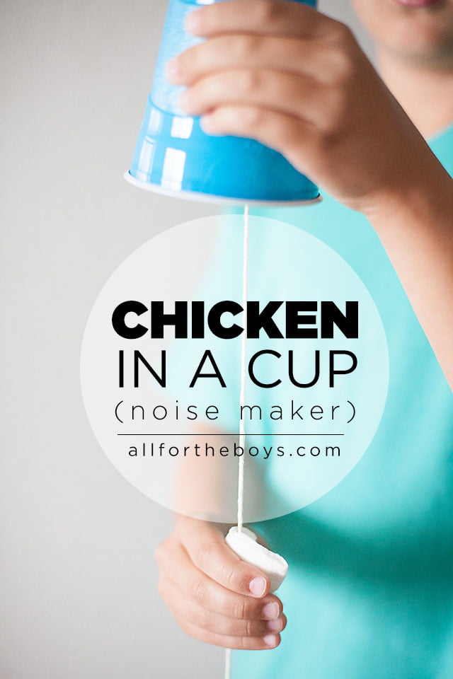 Chicken in a Cup Noise Maker