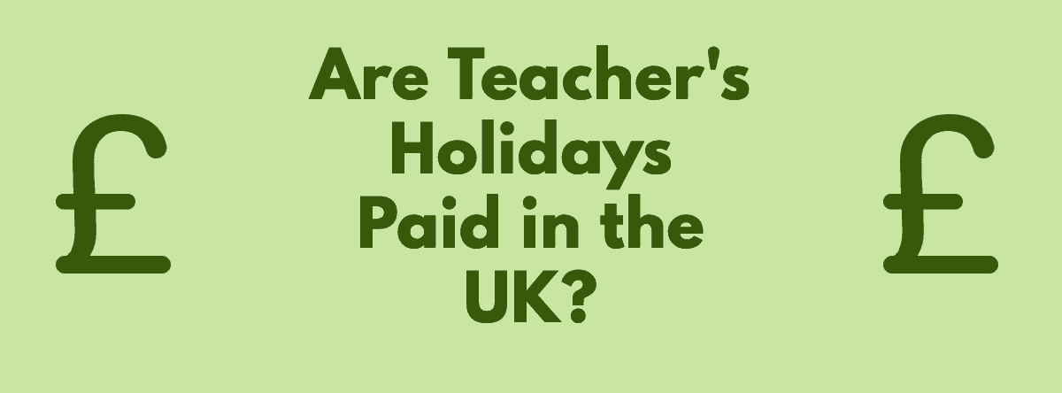 Teacher holiday pay