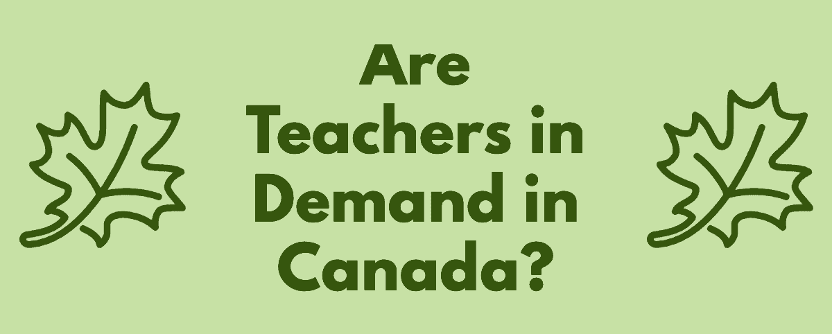 Teacher demand in Canada