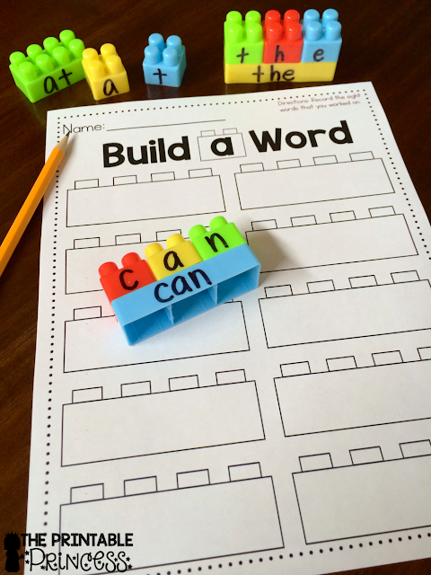 Build a Word Using LEGO