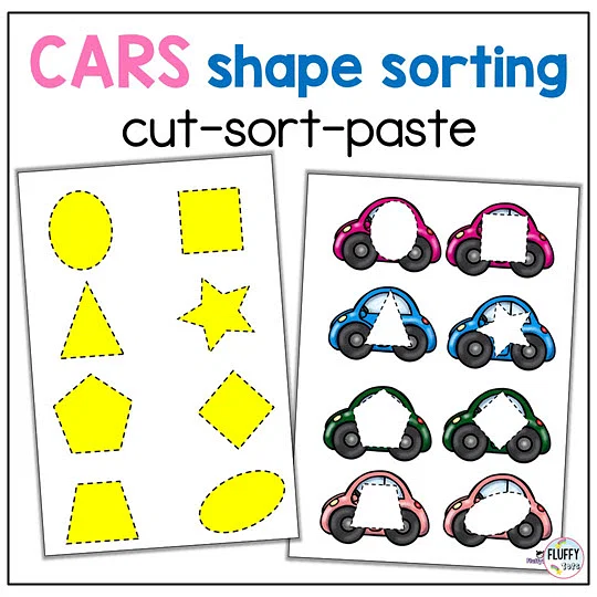 Exciting Car Shape Sorting