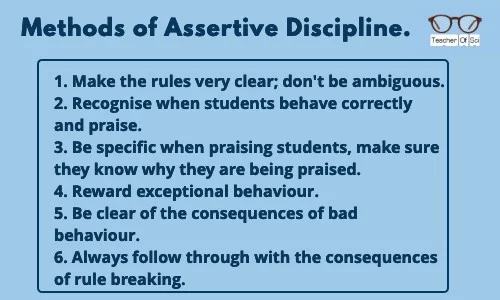 examples of problem solving theories Canters methods of assertive discipline