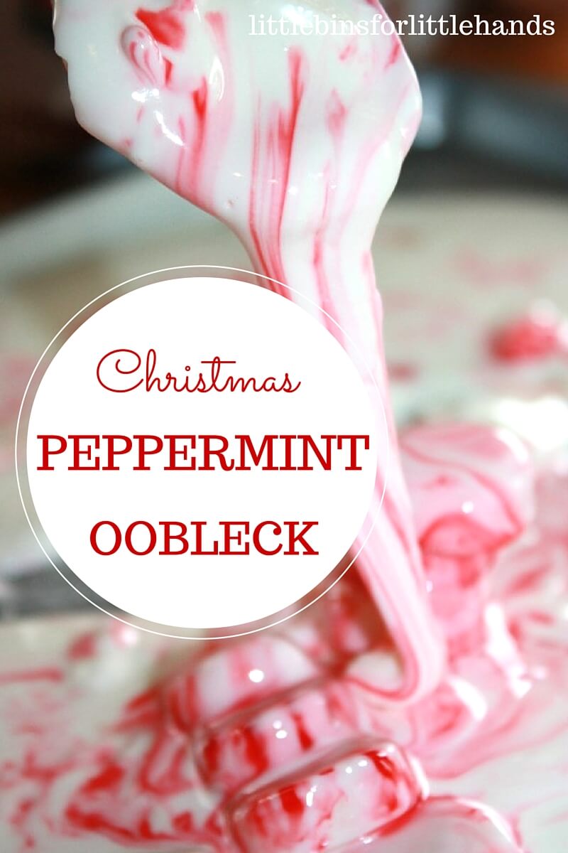 Christmas Peppermint Oobleck