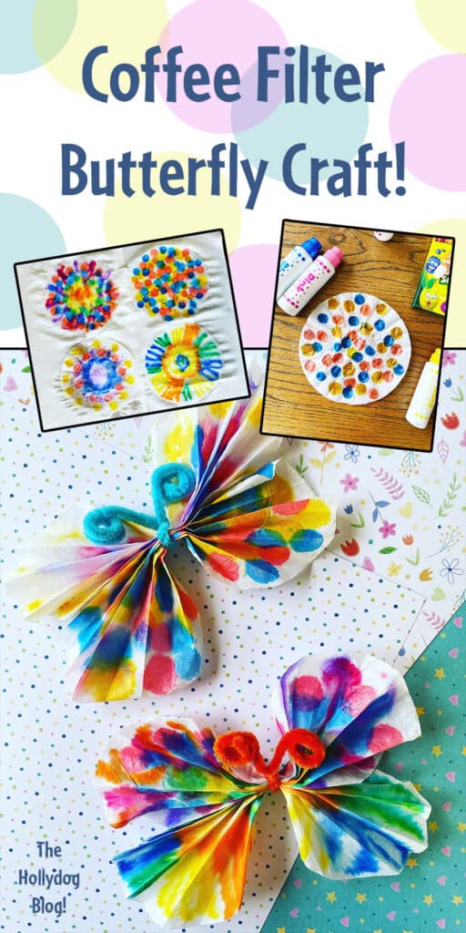 Coffee Filter Butterfly Craft for Preschool!