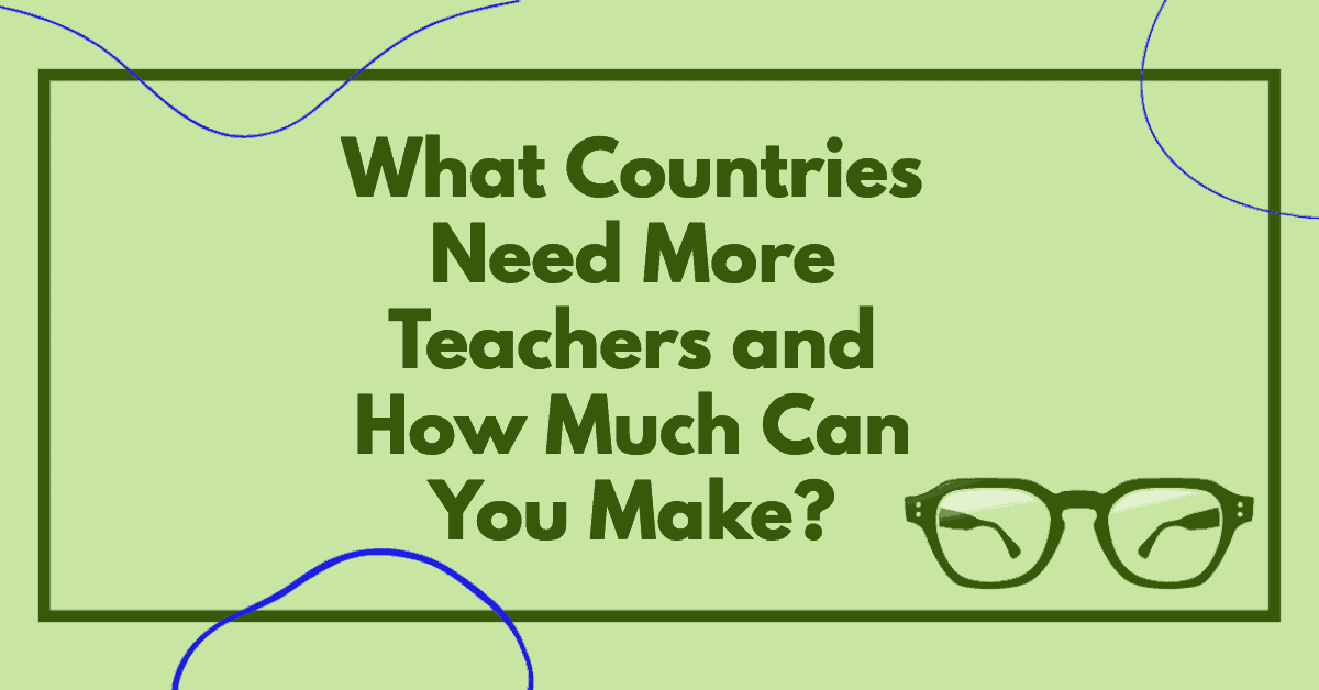 What countries need more teachers