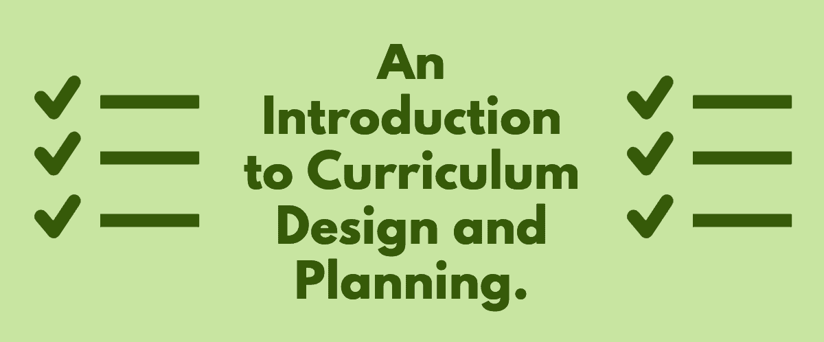 Curriculum design