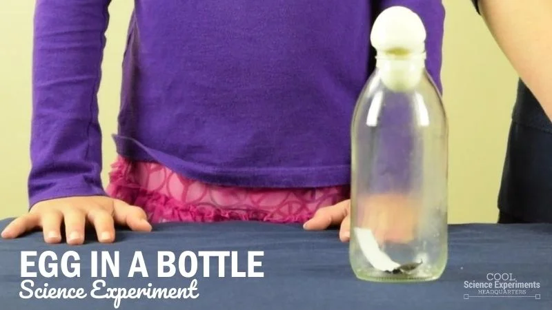science projects for middle school students Egg in a Bottle