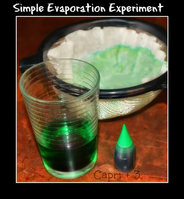 Simple Evaporation Lesson