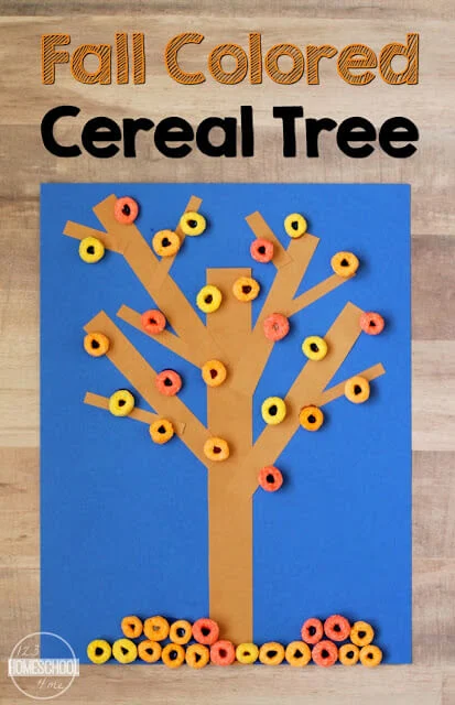 Fall Colored Cereal Tree