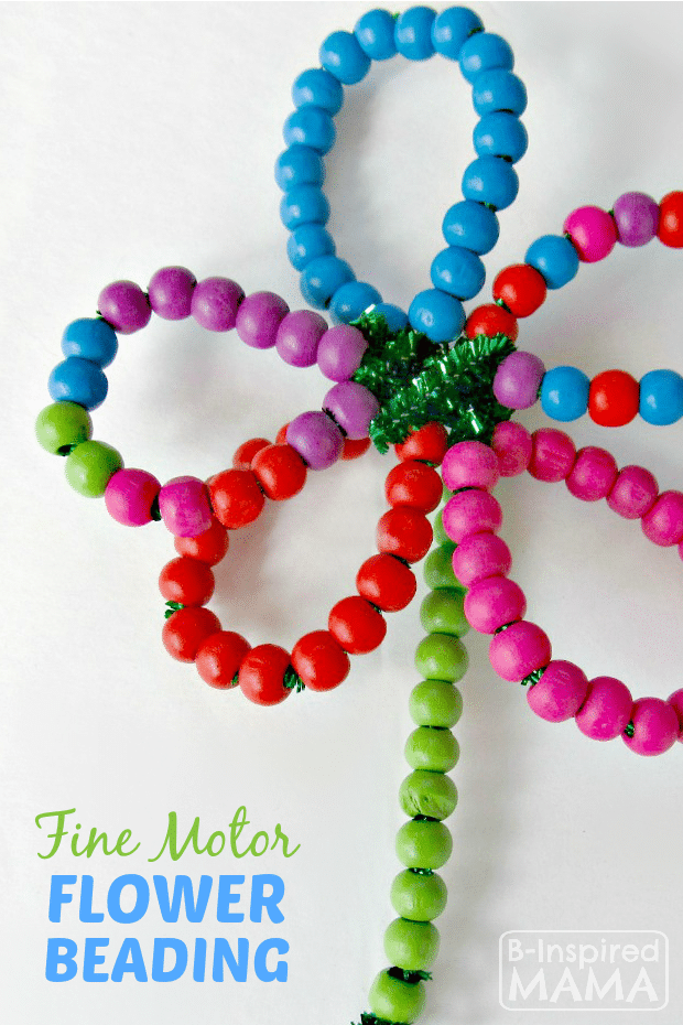 Fine Motor Skill Flower Beading