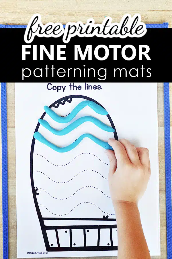 Winter Mitten Fine Motor Mats