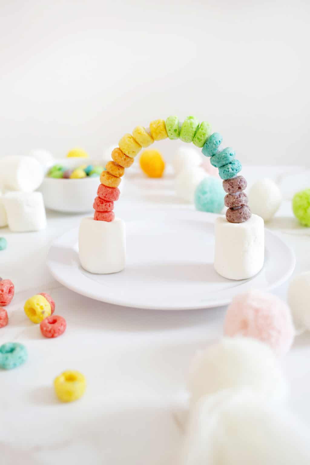 Froot Loops Rainbow Craft