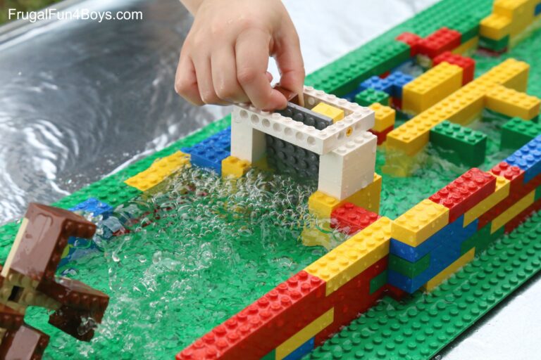 Build A LEGO Water Wheel