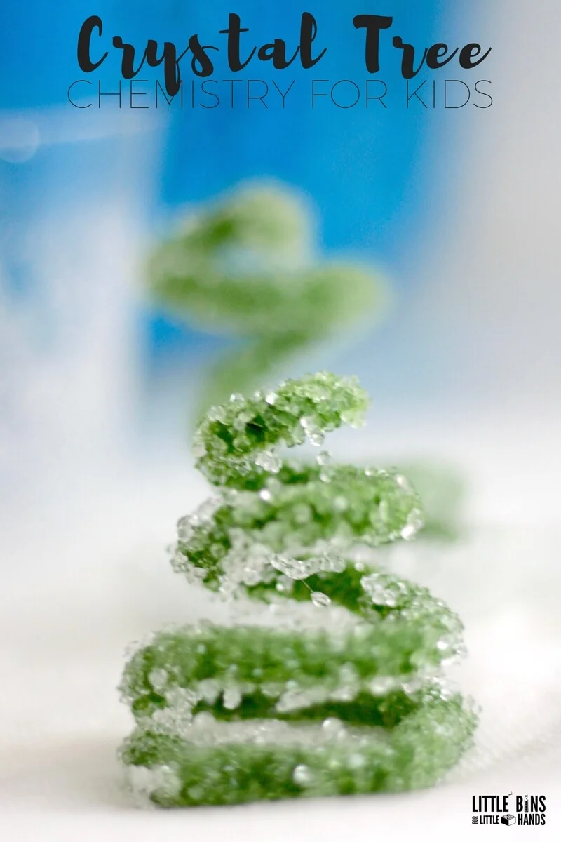 Pipe Cleaner Crystal Trees