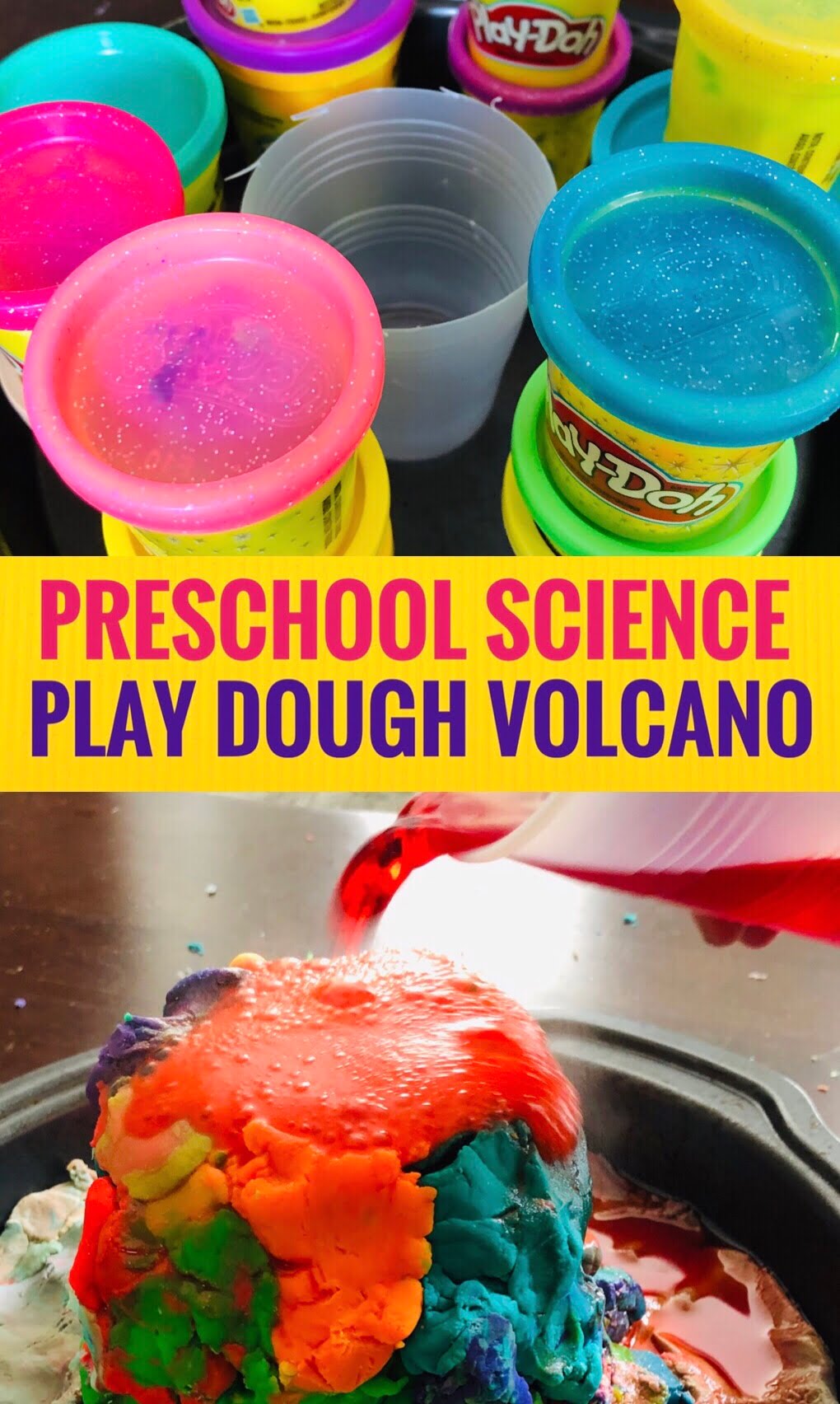 Play Dough Volcano