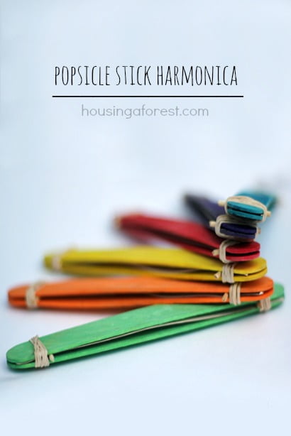 Popsicle Sticks Harmonica