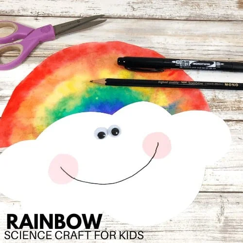 Coffee Filter Rainbow Craft