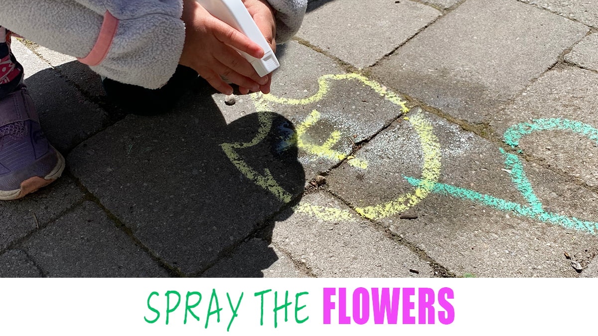  Spray the Flower Letters Activity