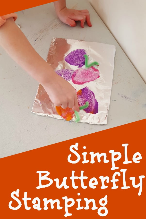 Butterfly Sponge Painting