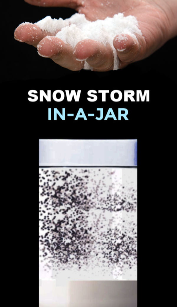 Snow Storm in a Jar