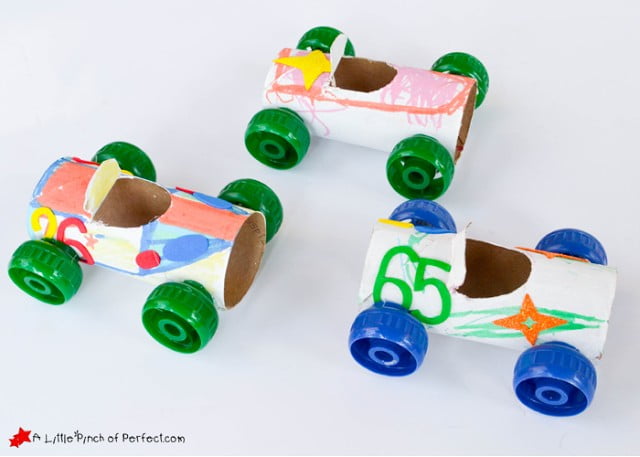 Toilet Paper Roll Car Craft