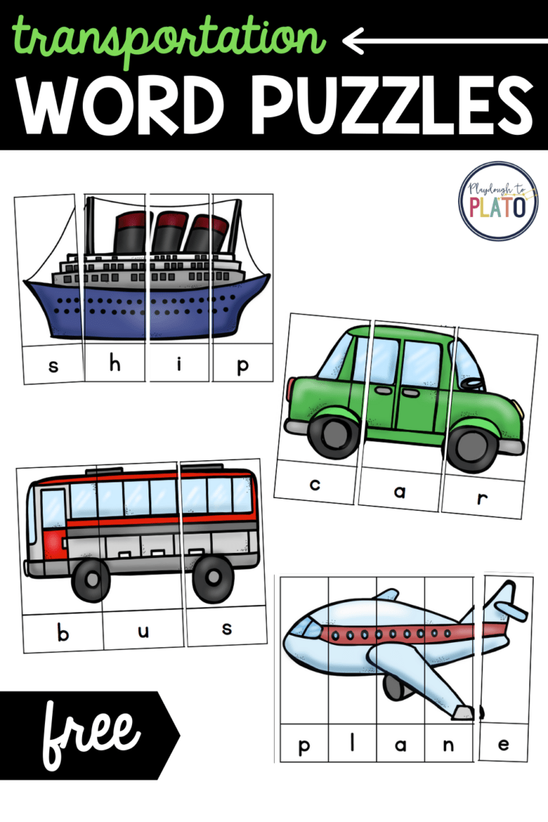 Transportation Word Puzzles
