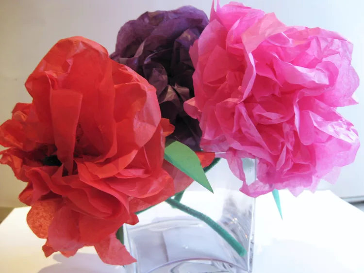 Tissue Paper Flowers