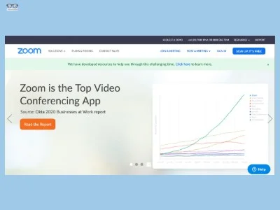 Zoom homepage