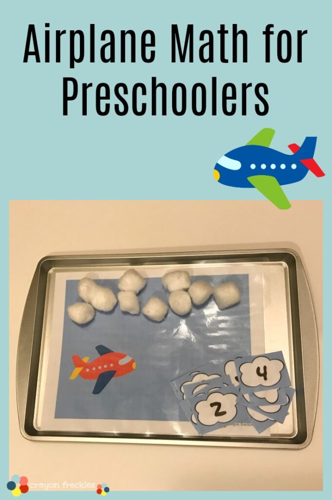 Cloud Airplane Learning Activities for Preschoolers
