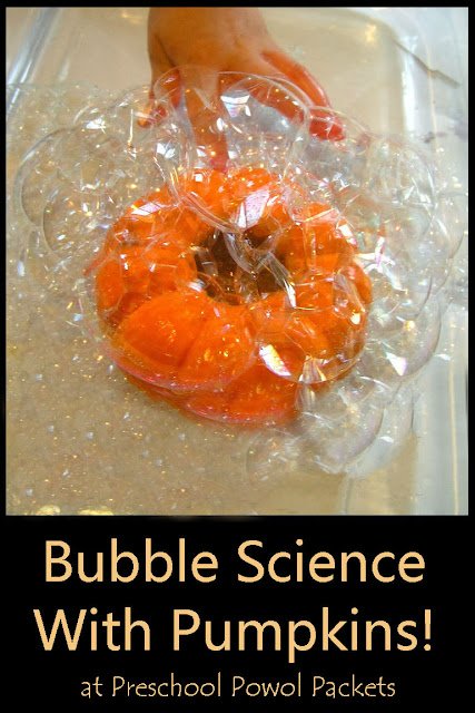 Bubble Science Experiment With Pumpkins
