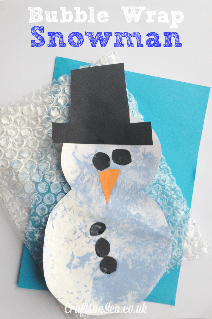 Bubble Wrap Snowman