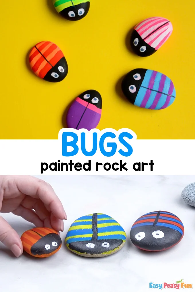 Painted Rock Bugs