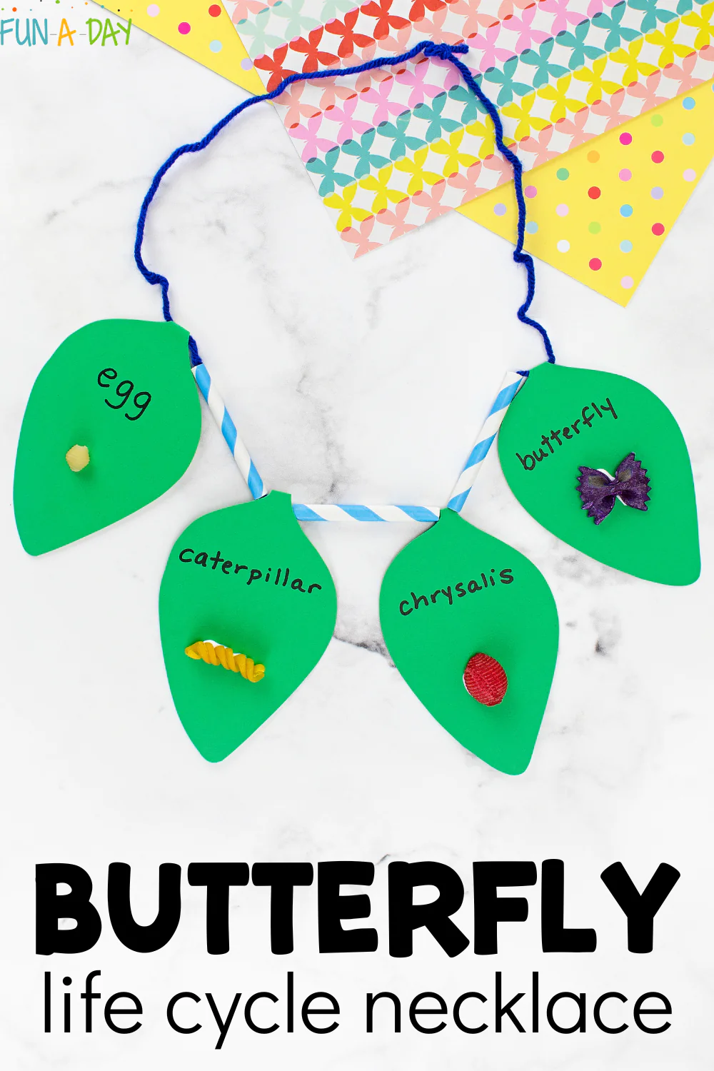 Butterfly Life Cycle Necklace