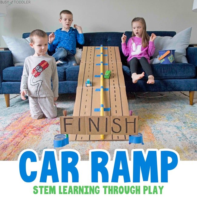 Car Ramp Activity for Kids