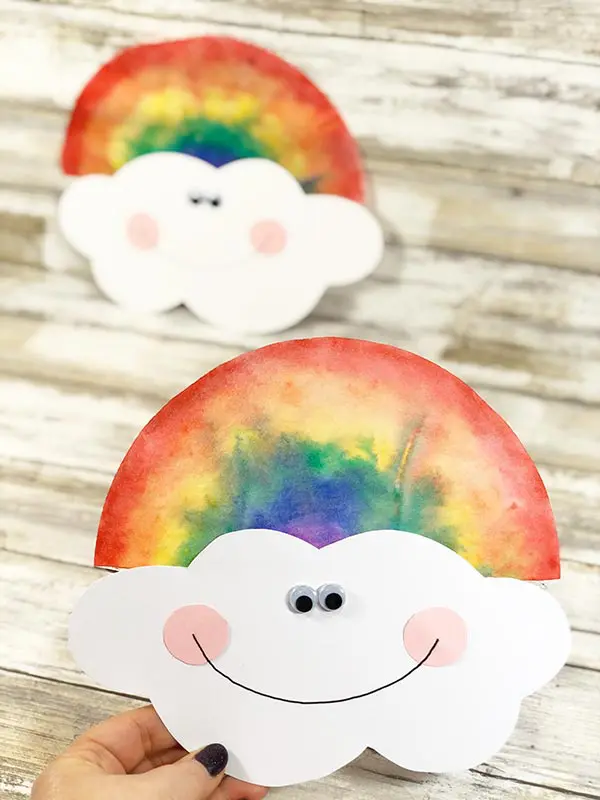 Coffee Filter Rainbow Craft