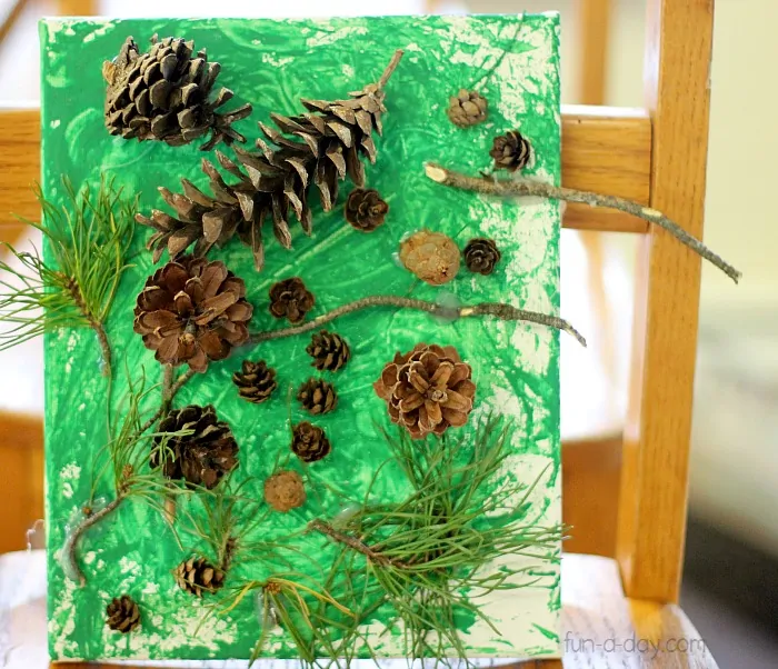 Pine Tree Art for Kids