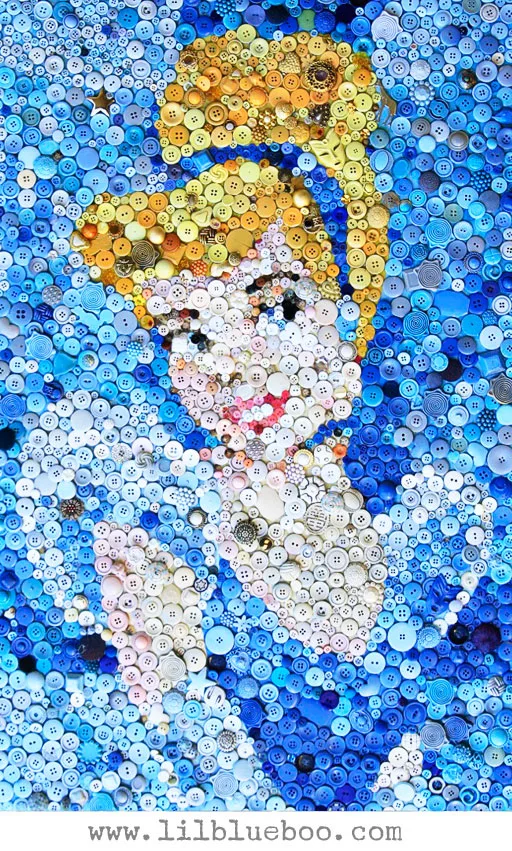 Make a Button Art Collage
