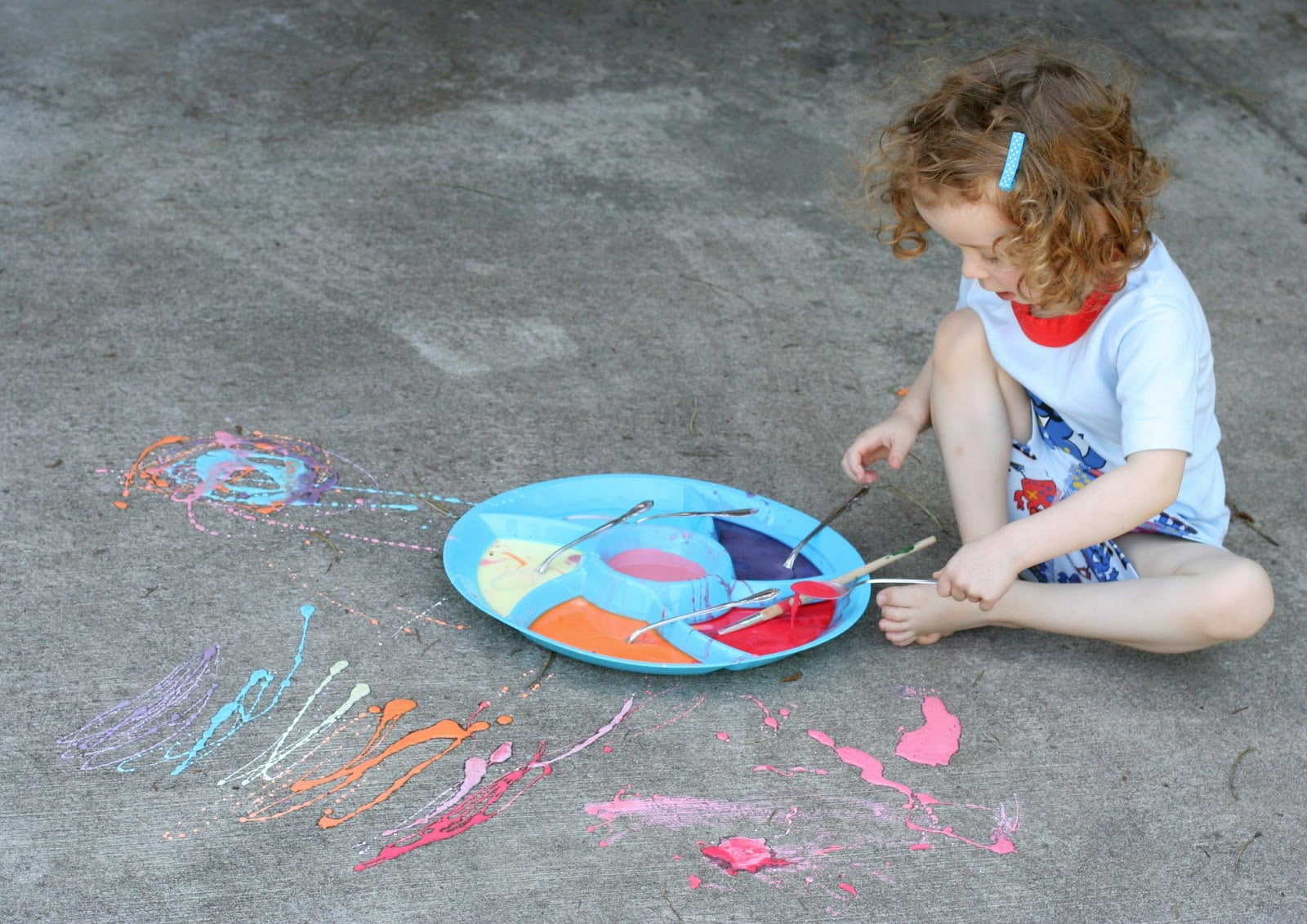 Scented Edible Sidewalk Chalk Paint