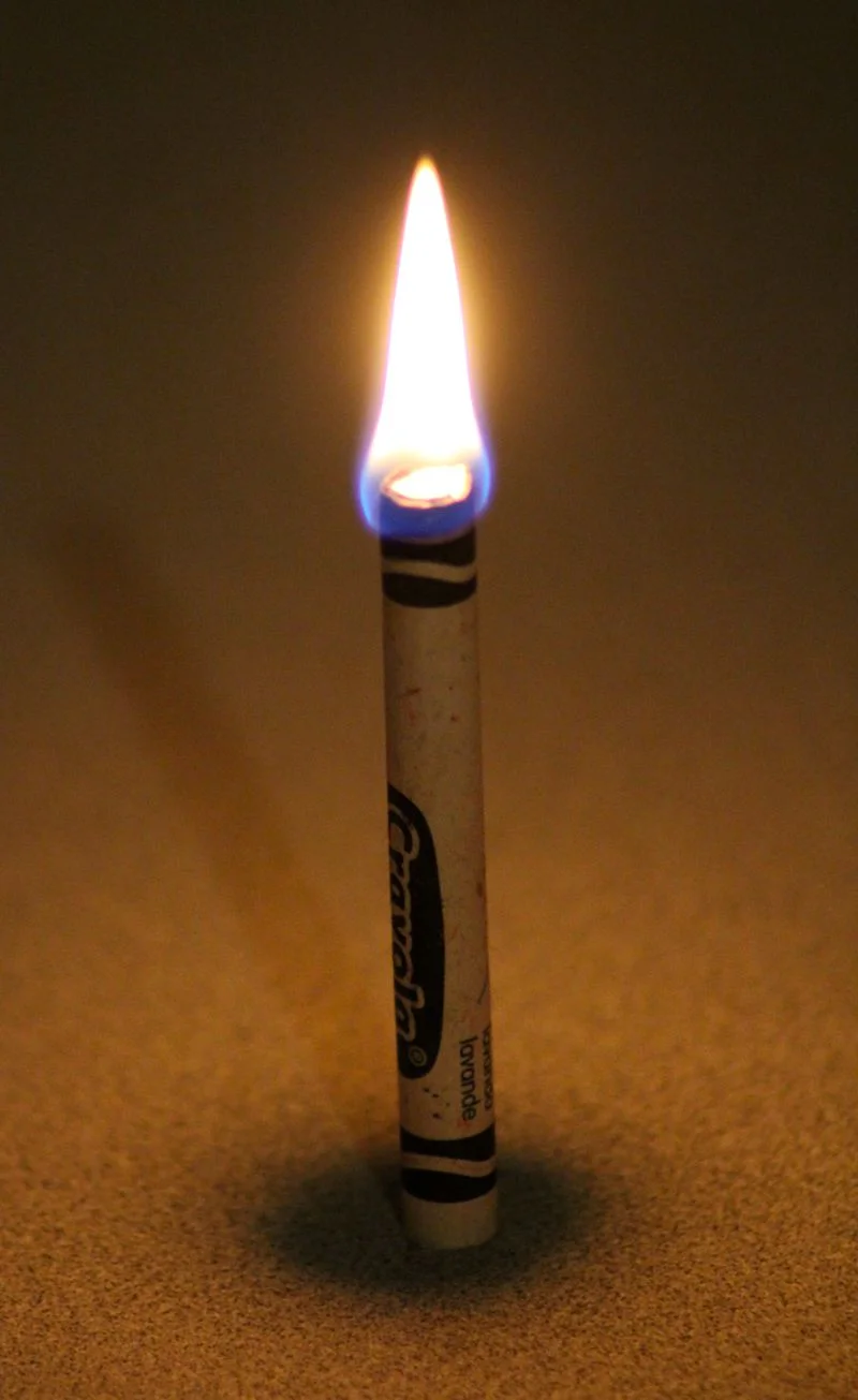 science projects for middle school students Crayon candle