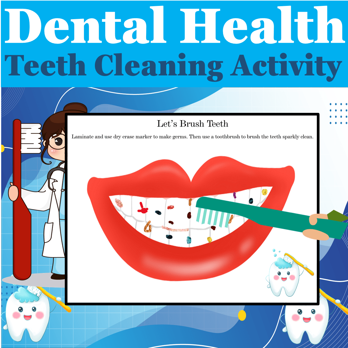 Germs Cleaning Activity