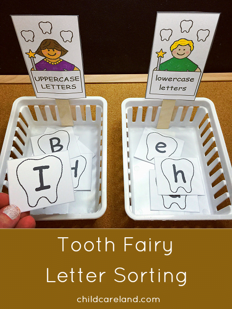 Tooth Fairy Letter Sort