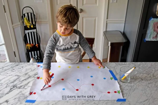 Dot to Dot Fine Motor Activity
