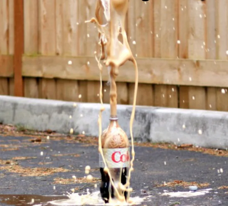 Dry Ice Soda Geyser