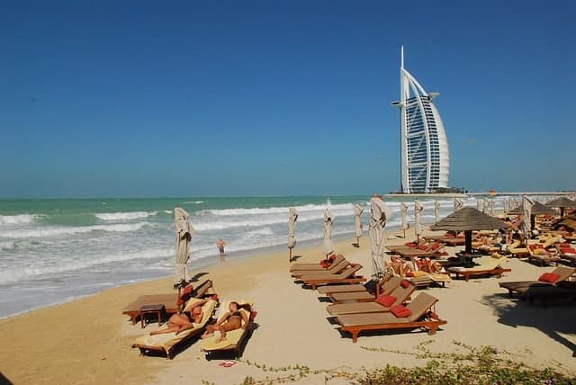 Dubai beach life