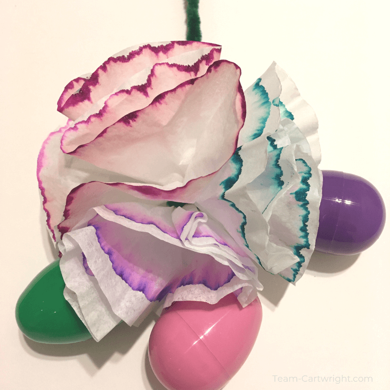 Ink Chromatography Easter Decorations