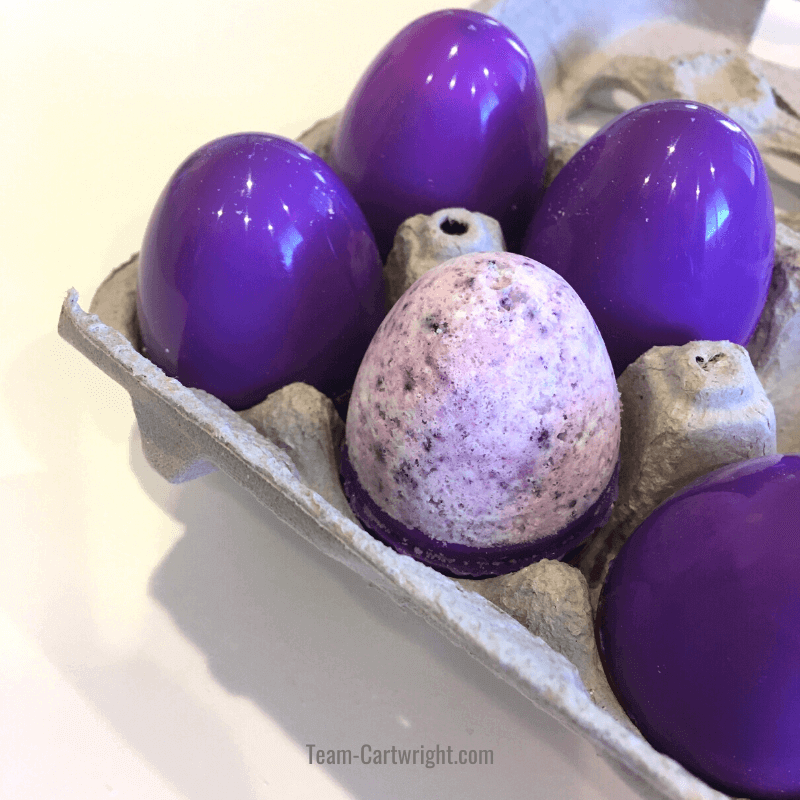 DIY Easter Egg Bath Bombs