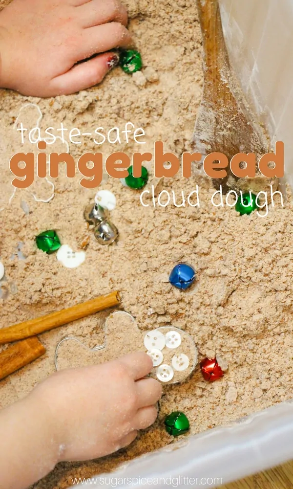 Gingerbread Cloud Dough
